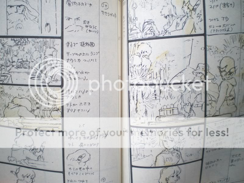   Nausicaa of the Valley of the Wind Storyboard 2Books Set ABCD  