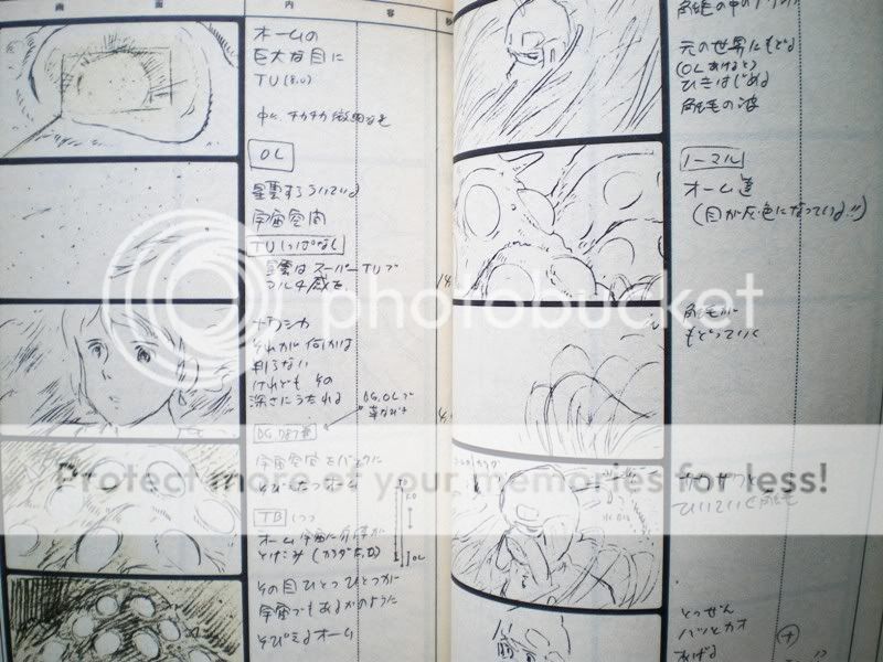   Nausicaa of the Valley of the Wind Storyboard 2Books Set ABCD  