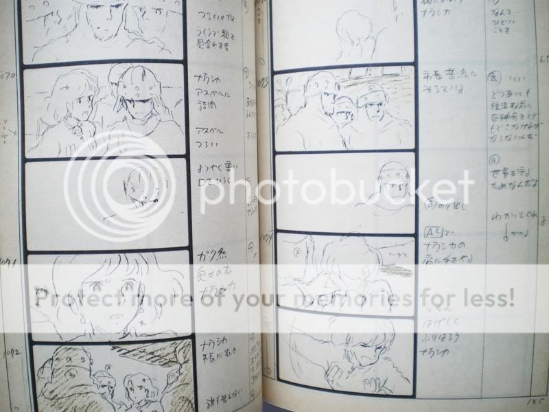  Nausicaa of the Valley of the Wind Storyboard 2Books 