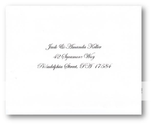 100 PERSONALIZED RSVP RESPONSE CARD CARDS and ENVELOPES  