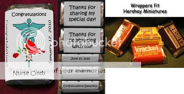 Doctor Nurse Graduation Themed Personalized Miniature Candy 